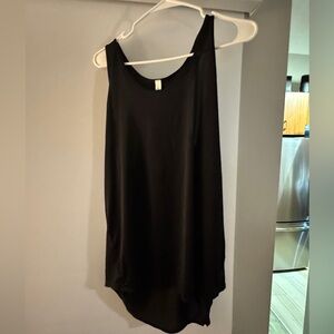 Lululemon Athletica Black Tank Top- in good condition- one small hole